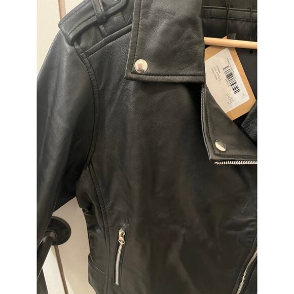 Decrum Genuine Kirsten Womens Biker Leather Jacket - Size L - Picture 3 of 5